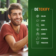 Century Systems The Cleaner Detox label closeup, showing 14-day plan and full body cleansing features