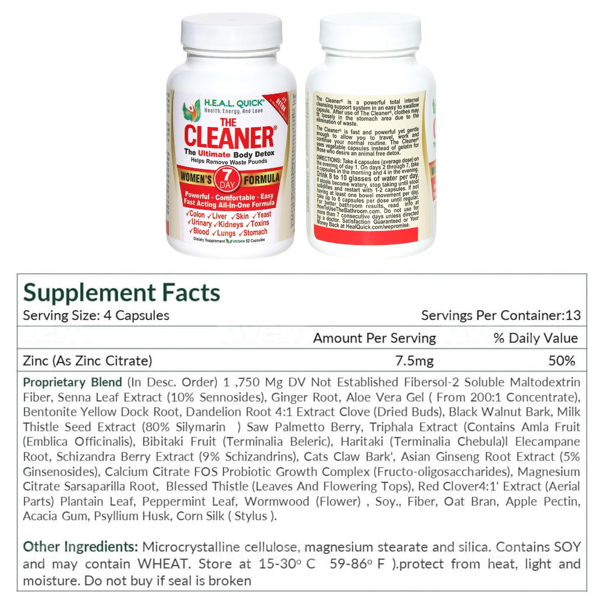 Century Systems The Cleaner Detox user guide with quick-start tips for a smooth cleanse