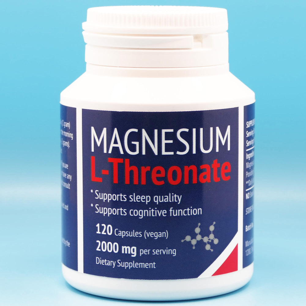 Ceretis Magnesium L-Threonate capsules bottle front for brain support and daily focus.