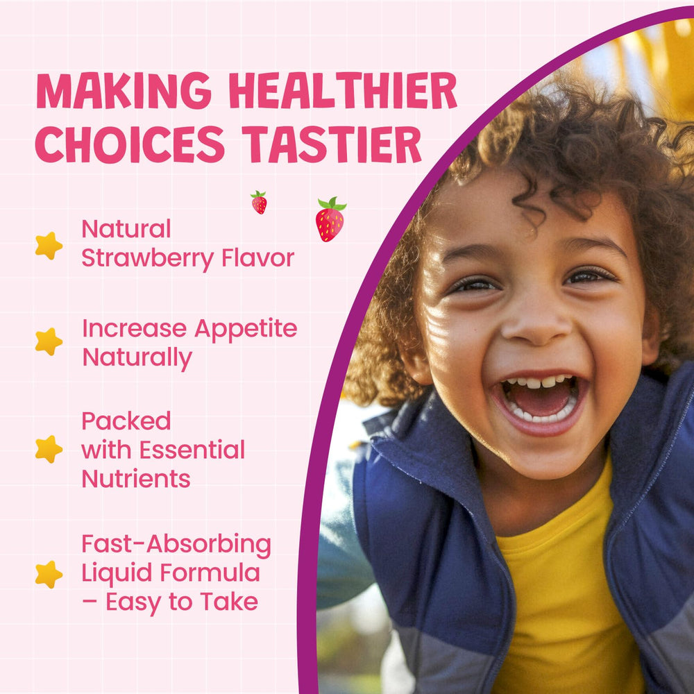CFILIHTC kid-friendly drops on table illustrate simple routine during busy mornings.
