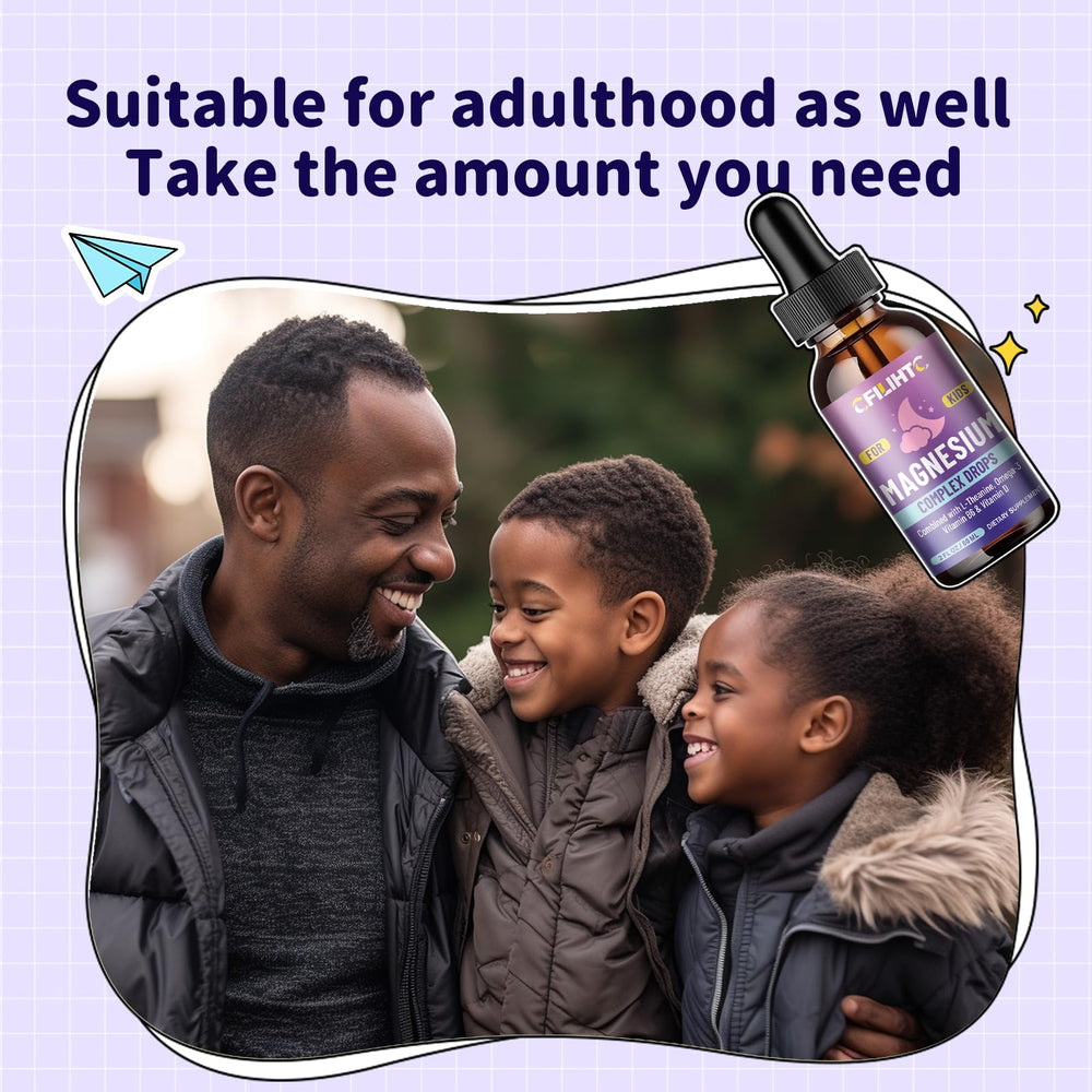 CFILIHTC Kids Magnesium Liquid Drops easy to mix with drinks