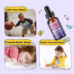 CFILIHTC Kids Magnesium Liquid dose measure and bottle