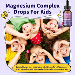 CFILIHTC Kids Magnesium Liquid drops shown with dropper for precise dosing