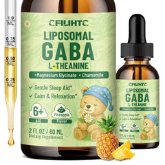 CFILIHTC liposomal GABA drops bottle front showing calm focus support