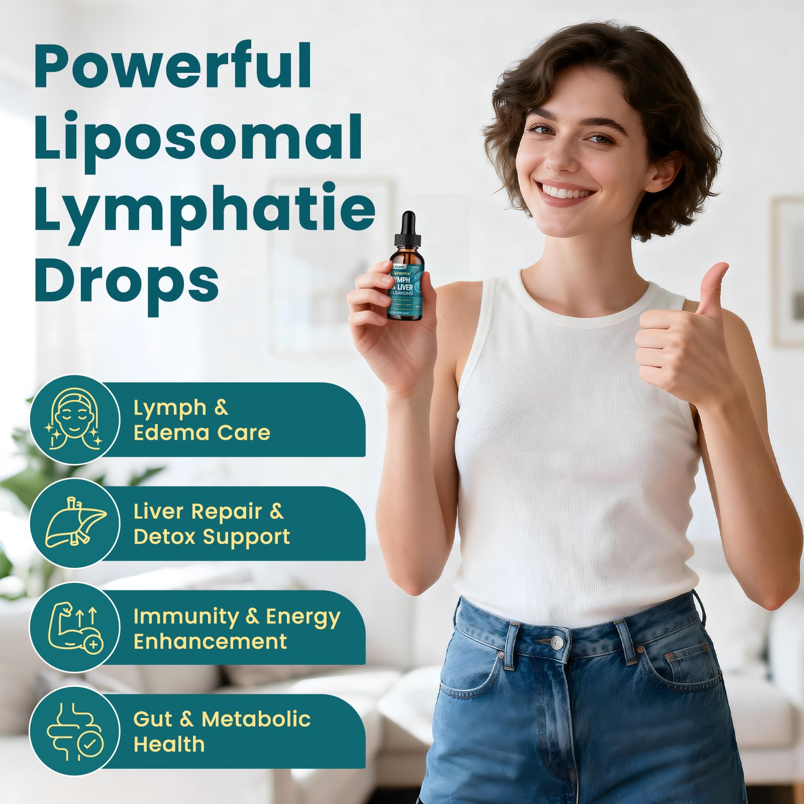 CFILIHTC Liposomal Glutathione Drops with dropper for enhanced absorption