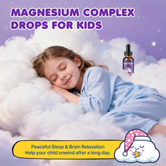 CFILIHTC kid-friendly drops with a dropper promote gentle bedtime relaxation.