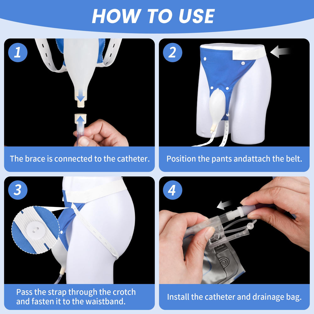 Cgkvz external catheter made of soft silicone for skin-friendly extended wear