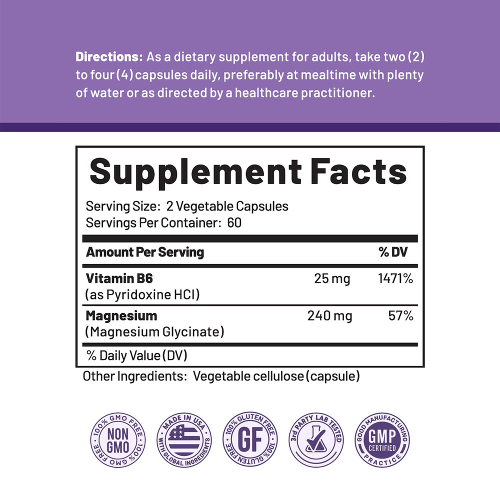 CGMLABS magnesium glycinate gluten-free packaging for allergy-conscious shoppers