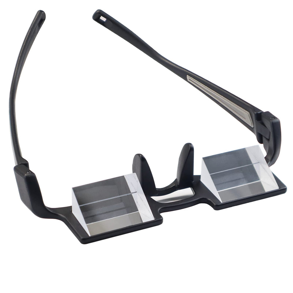 CHANGAR Prism Glasses with a lightweight frame for comfortable bed reading.
