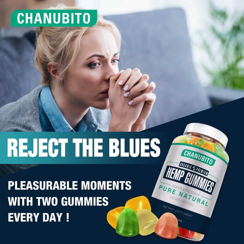 CHANUBITO hemp gummies Colorado origin label highlighting natural sourcing.