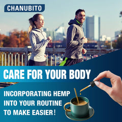 CHANUBITO hemp oil 2-pack packaging shown for value and convenience.