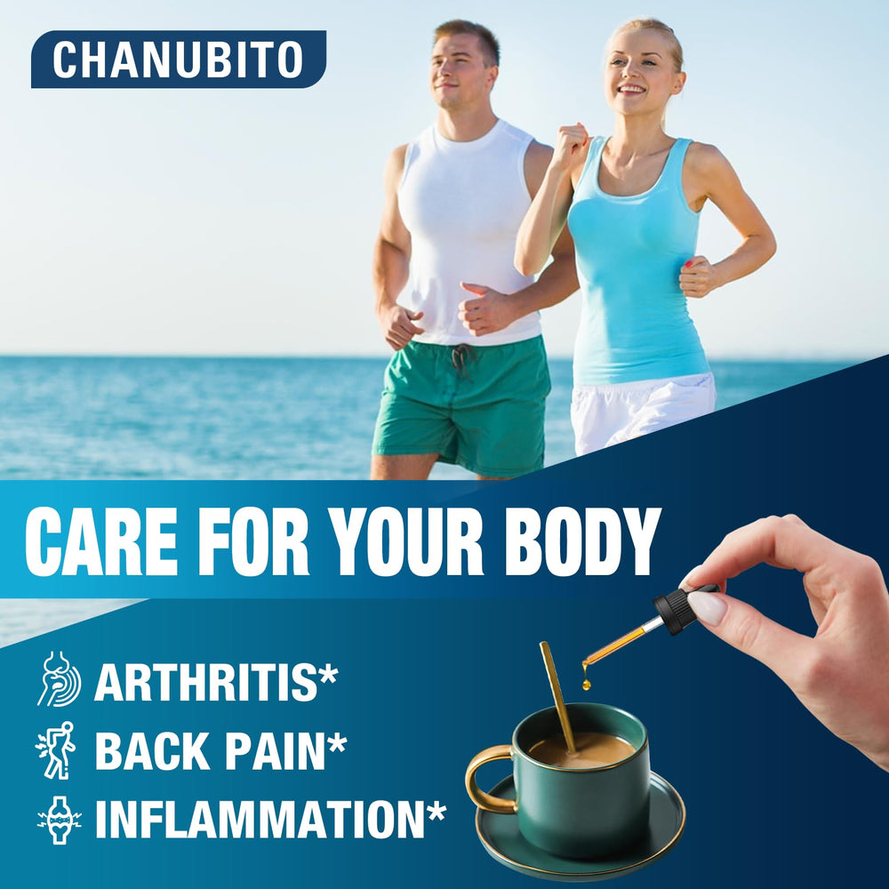 CHANUBITO hemp oil glass dropper dispense enables precise dosing