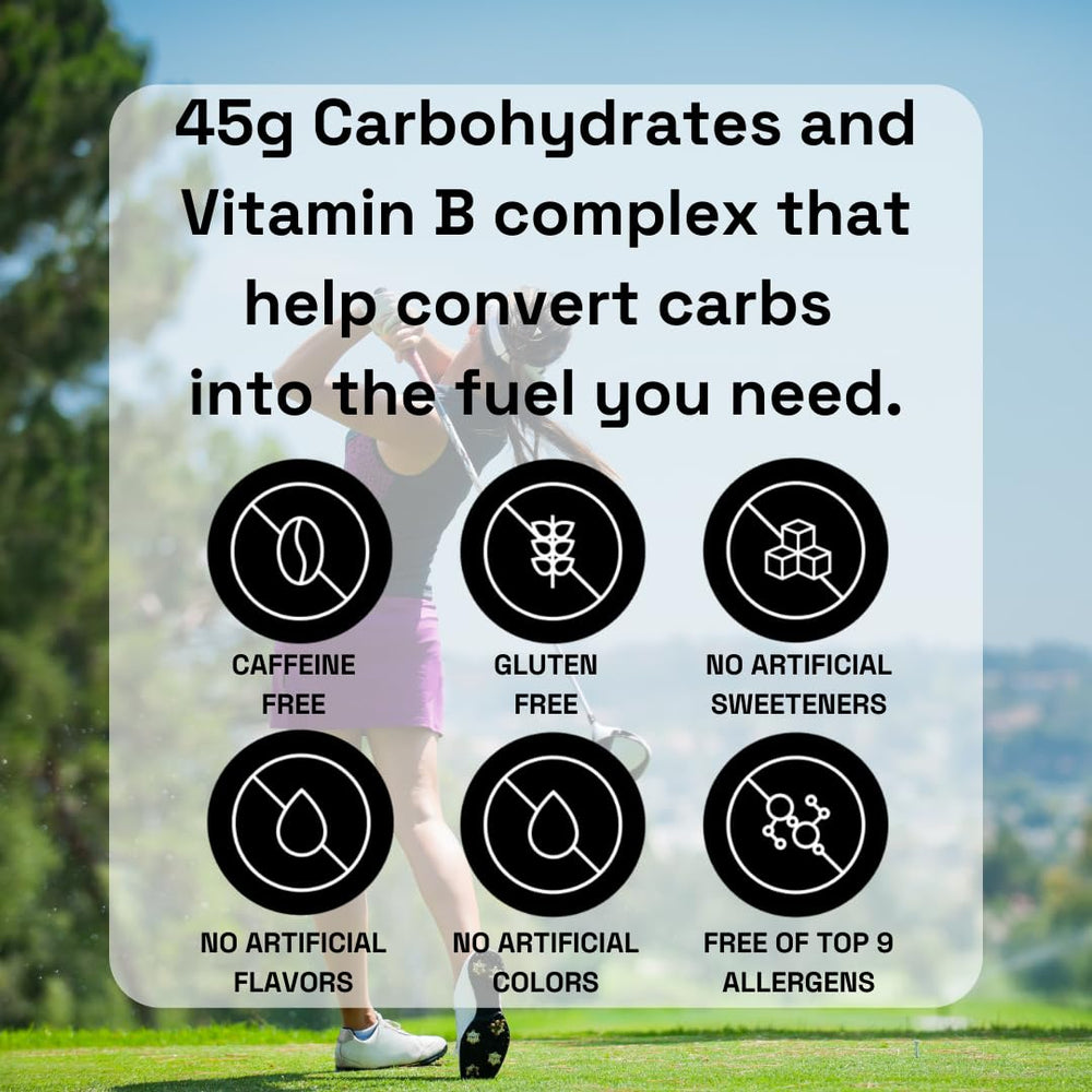 Each serving delivers 180 calories to sustain activity during workouts