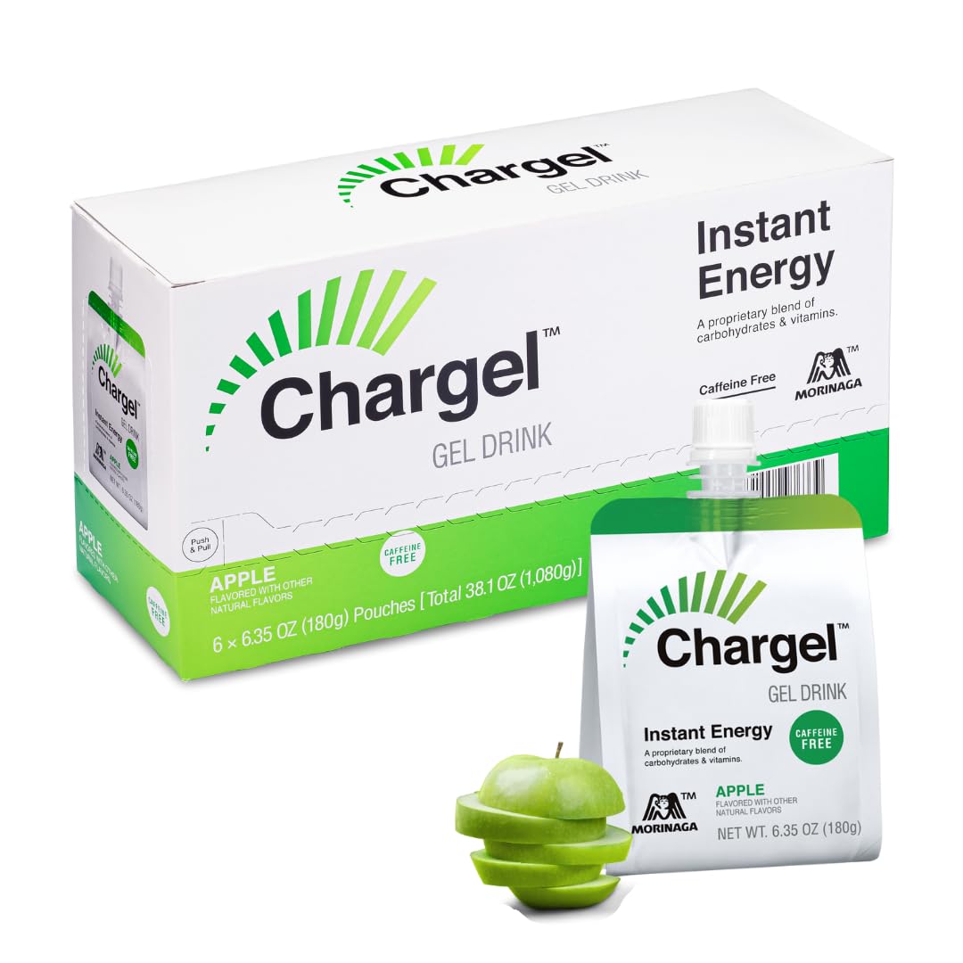 Chargel Apple gel pack of six pouches provides portable energy for runners