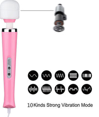 CHARMING 10-speed pink massager, customizable patterns for tailored tension relief