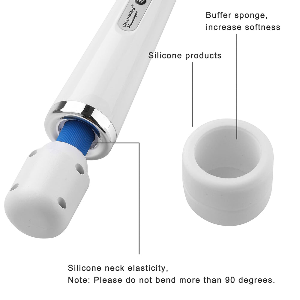 CHARMING massager measures 12.6 inches, enabling reach to back, neck, and shoulders.