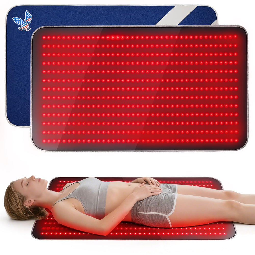 Charmpilot red light therapy mat with full-body coverage aiding recovery.