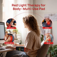 Charmpilot LED panel close-up shows 660nm and 850nm for effective phototherapy