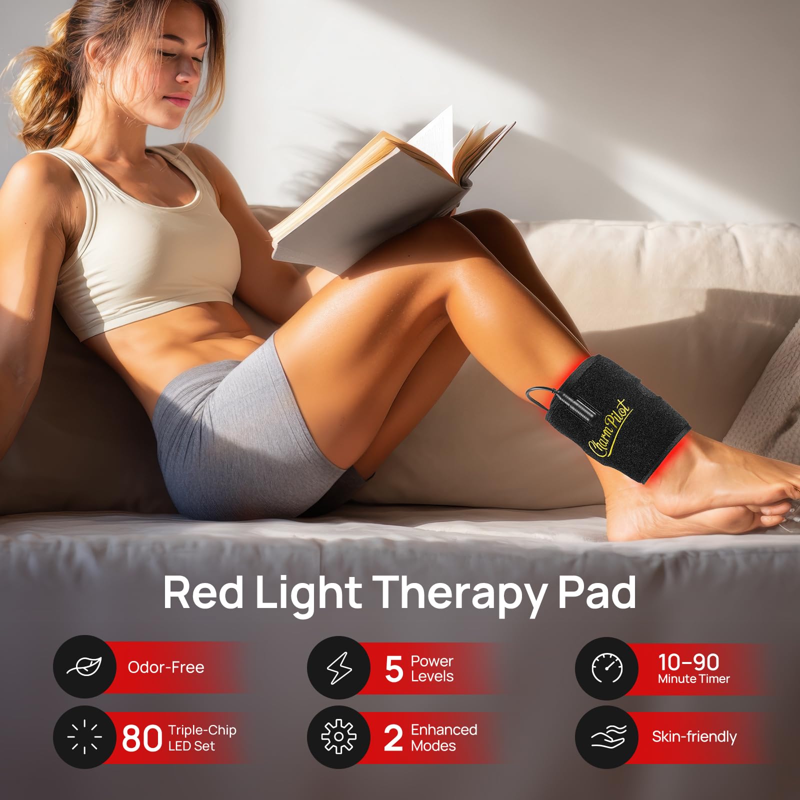 Charmpilot wearable design for wrist or ankle versatile use
