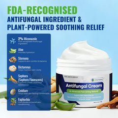 Applying CHARMPOO to affected skin area