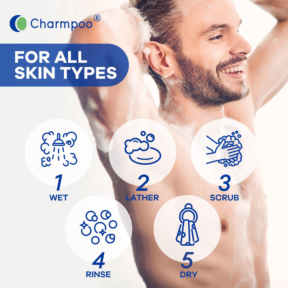 CHARMPOO daily-use hands and body bar ideal for active lifestyles