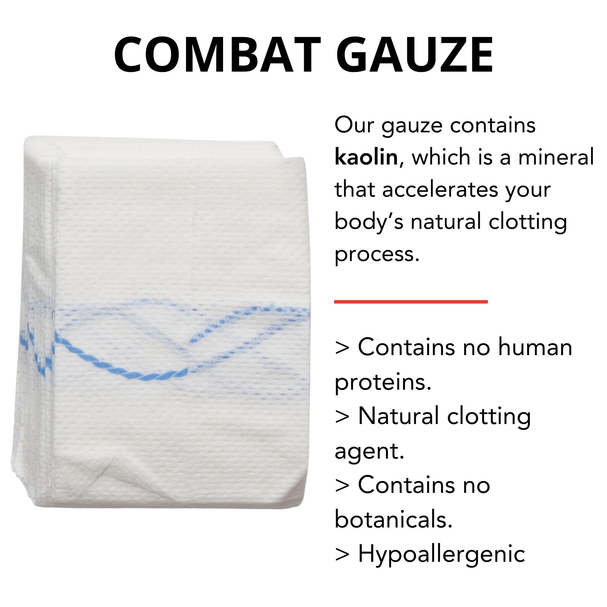 Charter Tactical 3x12.5 inch gauze accelerates packing in compact kits