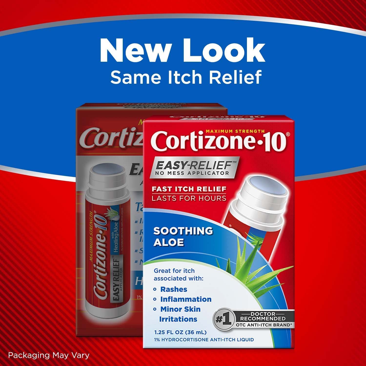 Chattem Cortizone-10 envase portátil para viaje.