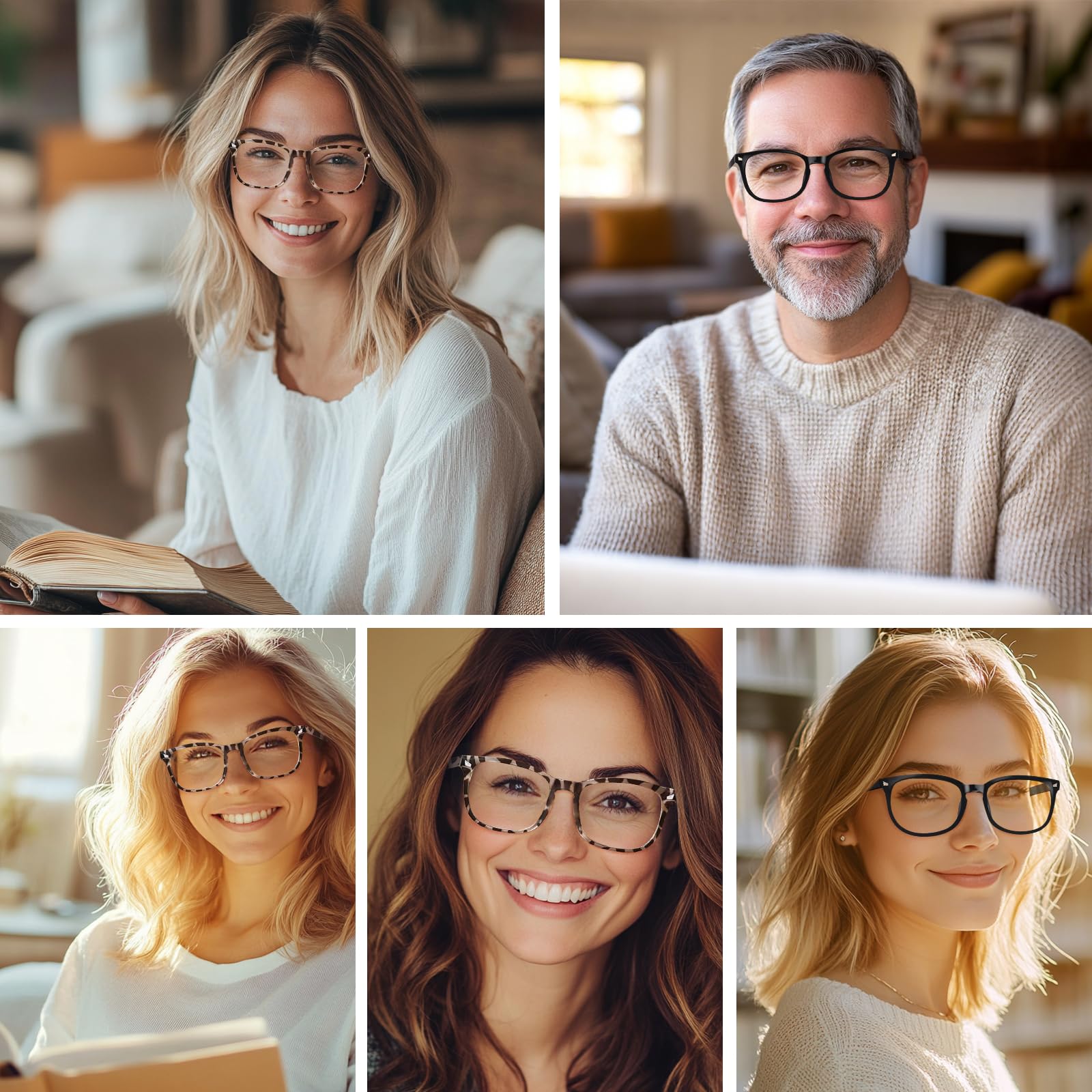 CHEERS DEVICES 3.0x reading glasses in a multipack, ideal for home, bag, or desk.