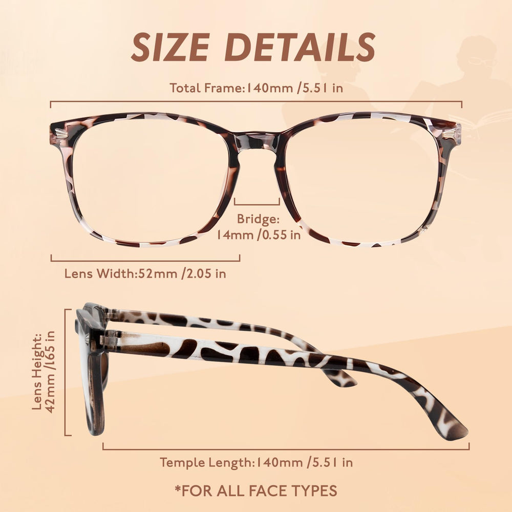 CHEERS DEVICES 3.0x reading glasses with scratch-resistant lenses for durable everyday use.