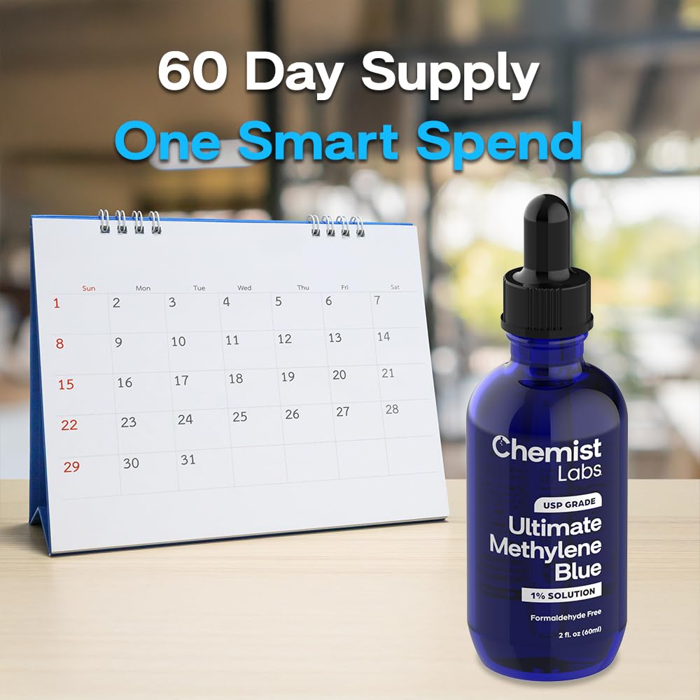 Chemist Labs Methylene Blue calibrated dropper enabling accurate servings