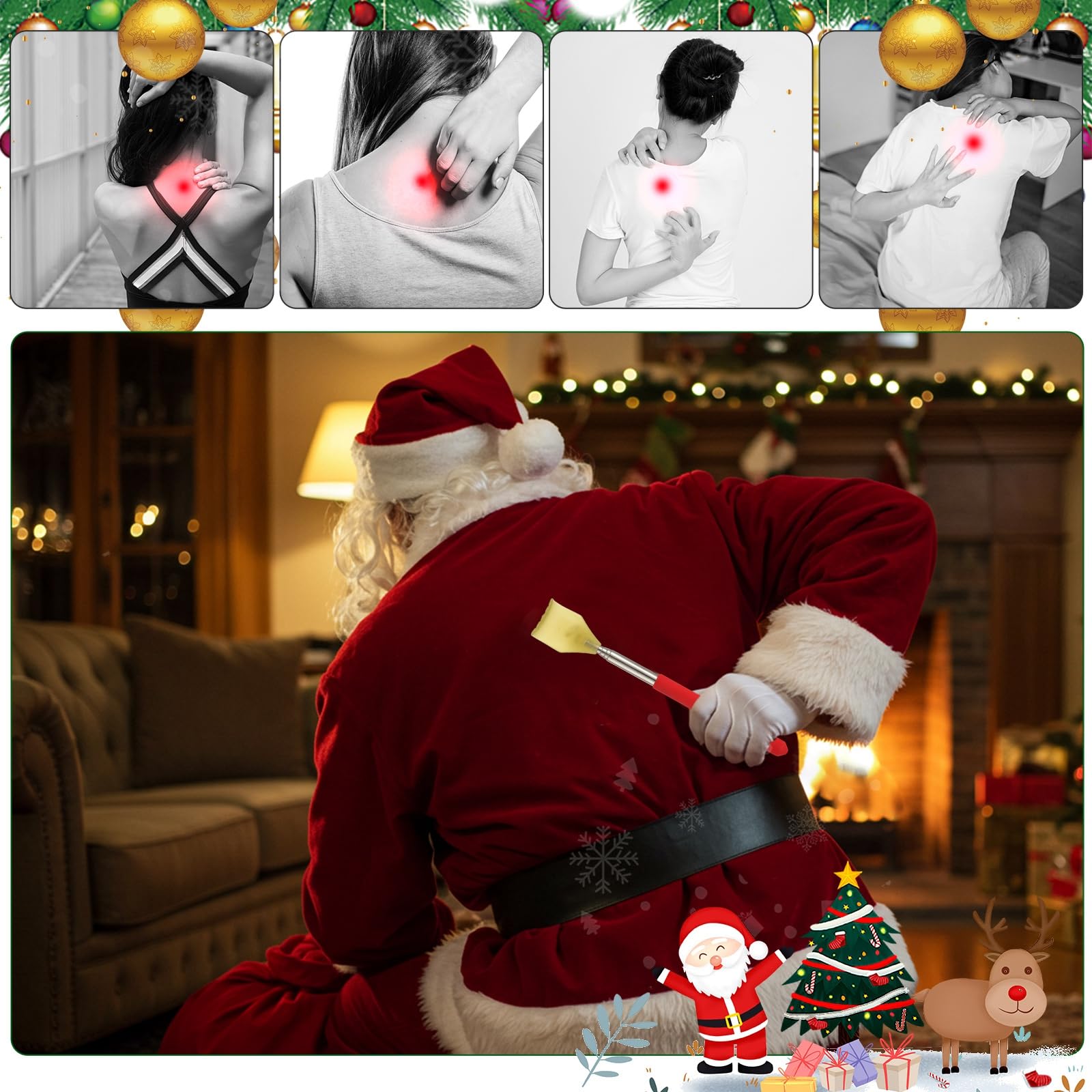 Chengu Christmas gift box set with 12 back scratchers