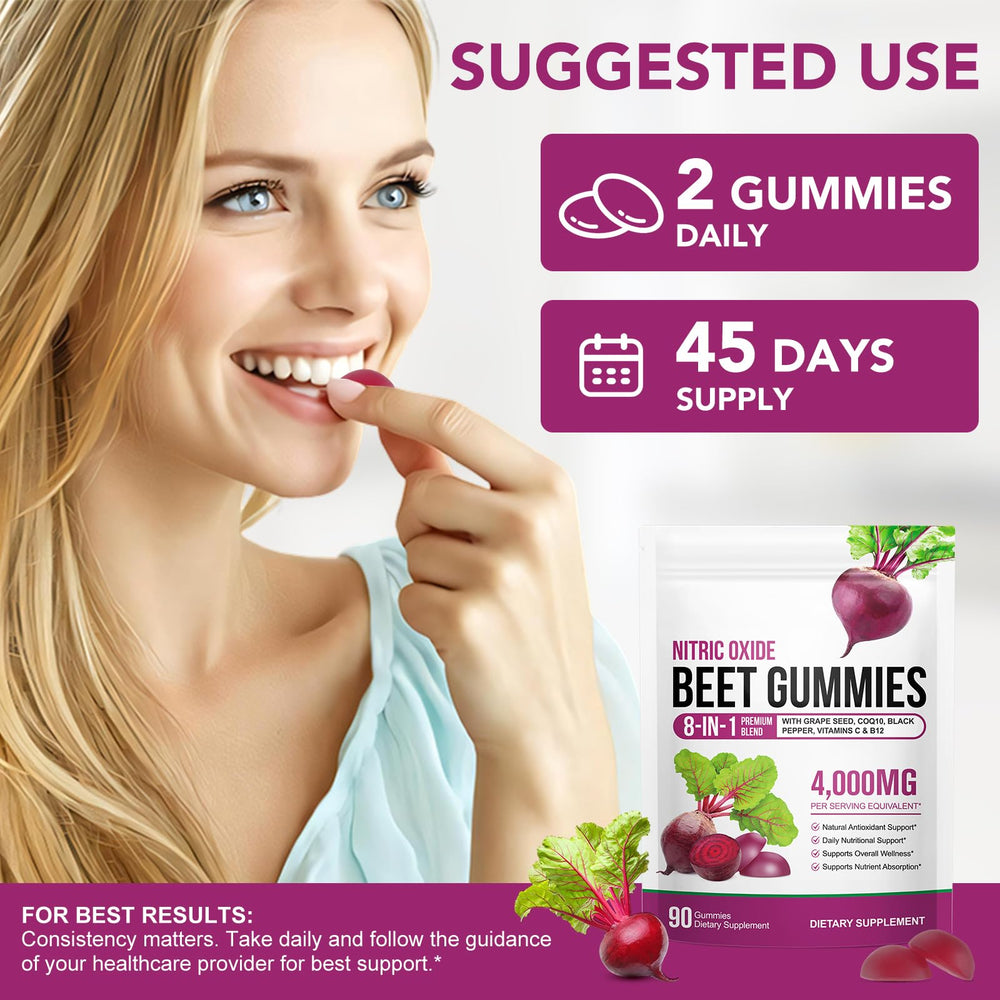 chenyayun beet root gummies sugar-free label reinforces clean nutrition