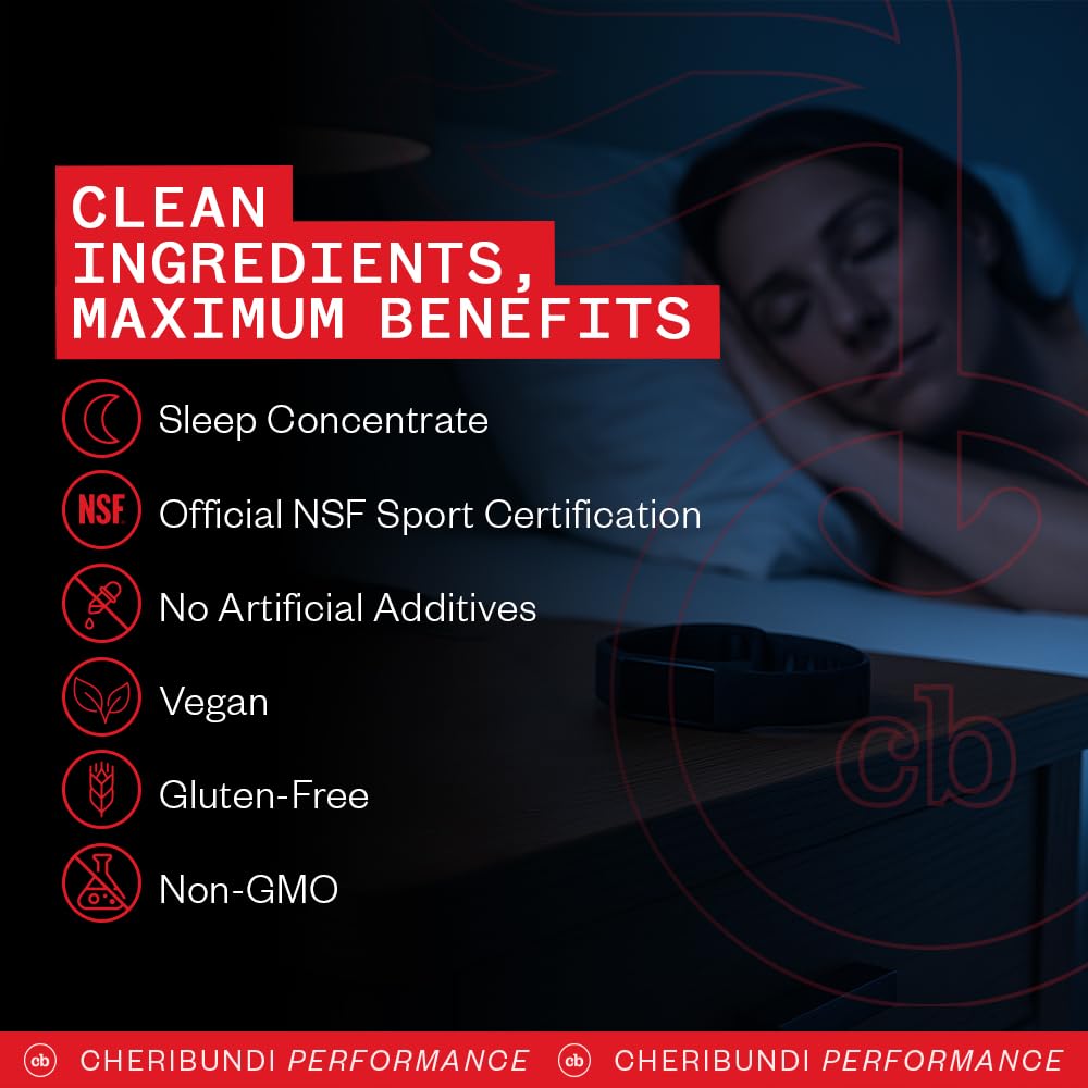 Athlete drinking Cheribundi Sleep after training for overnight recovery