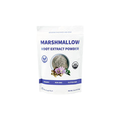 Chérie Sweet Heart marshmallow root powder jar for soothing drinks and desserts.