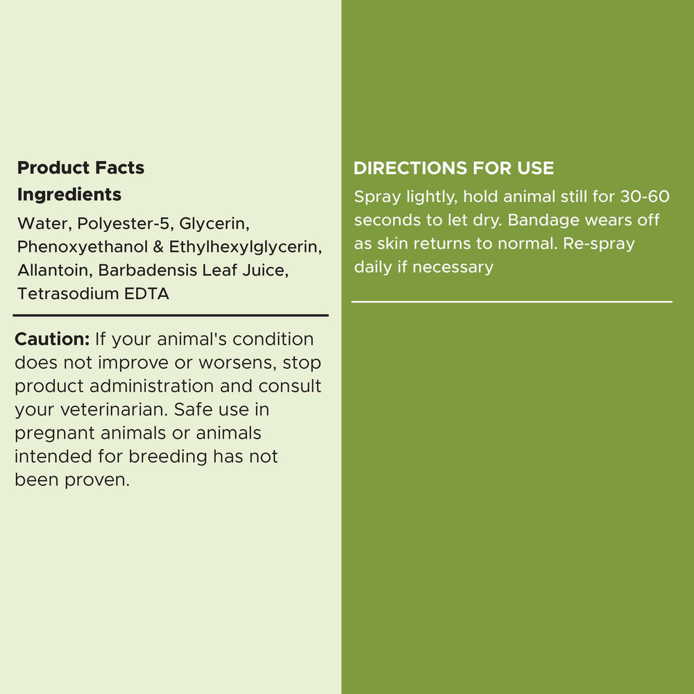 Chew + Heal Labs dog wound care on-the-go keeps wounds covered.