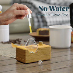 CHEZARTEMIS Waterdrop Glass Diffuser compact design ideal for on the go