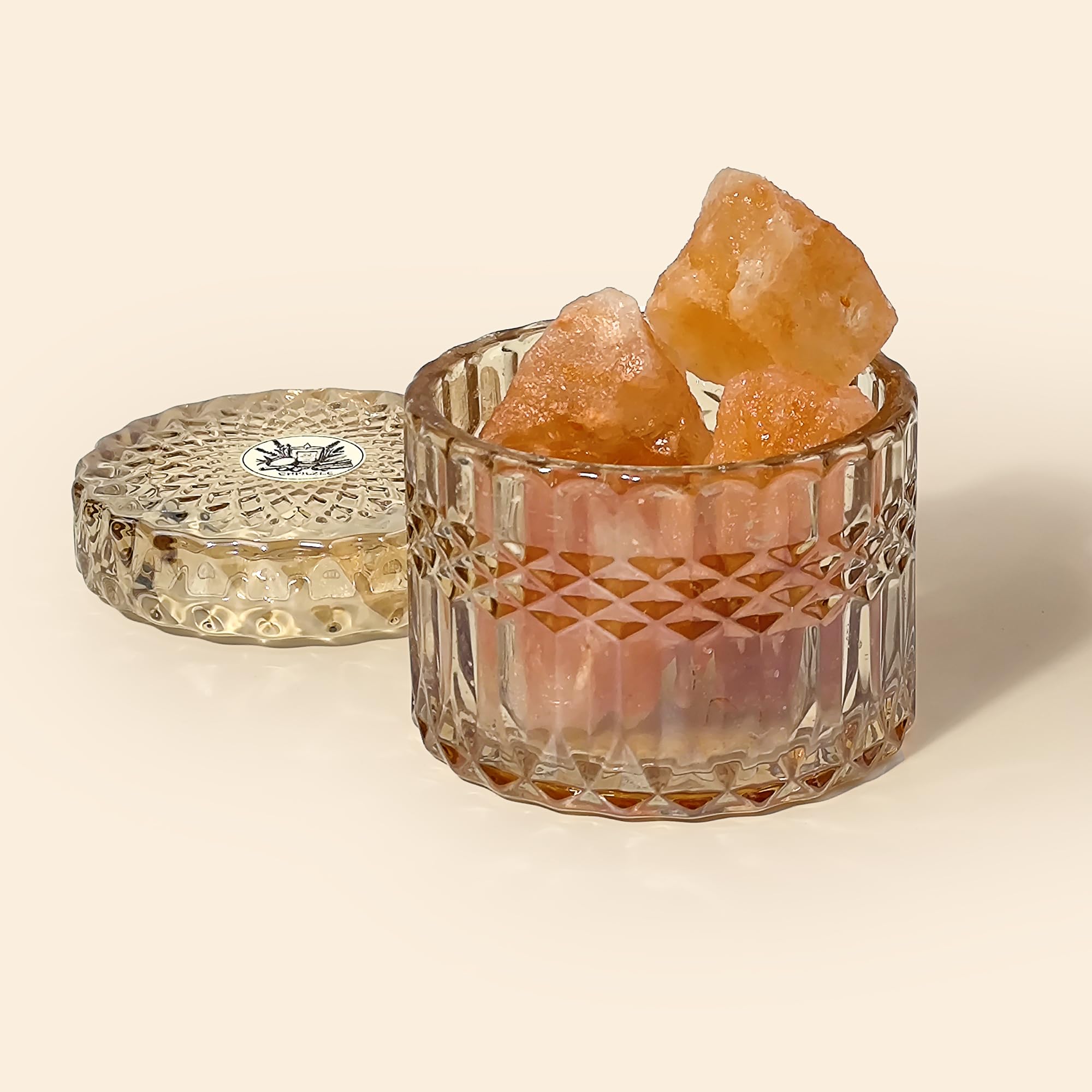 CHFILZLE Reusable jar serves as vanity organizer or small-item storage.