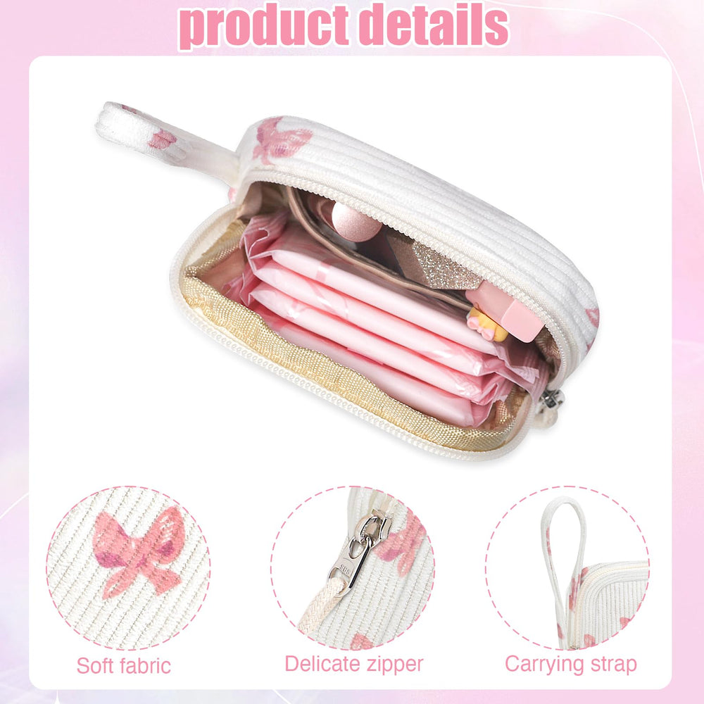 Chicarries corduroy texture bag adds soft, stylish organization.