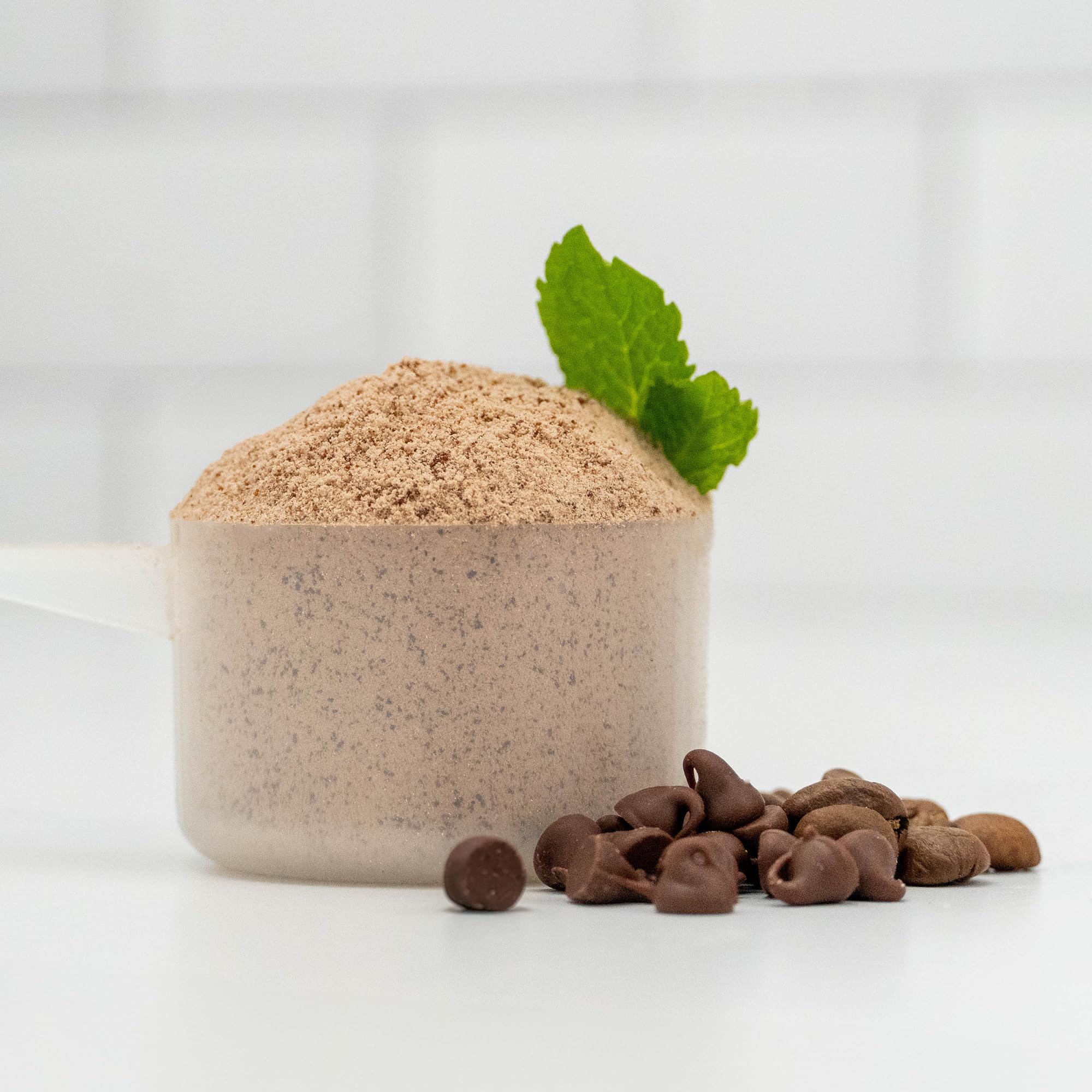 CHIKE Mocha Mint serving glass evokes a quick energy boost.