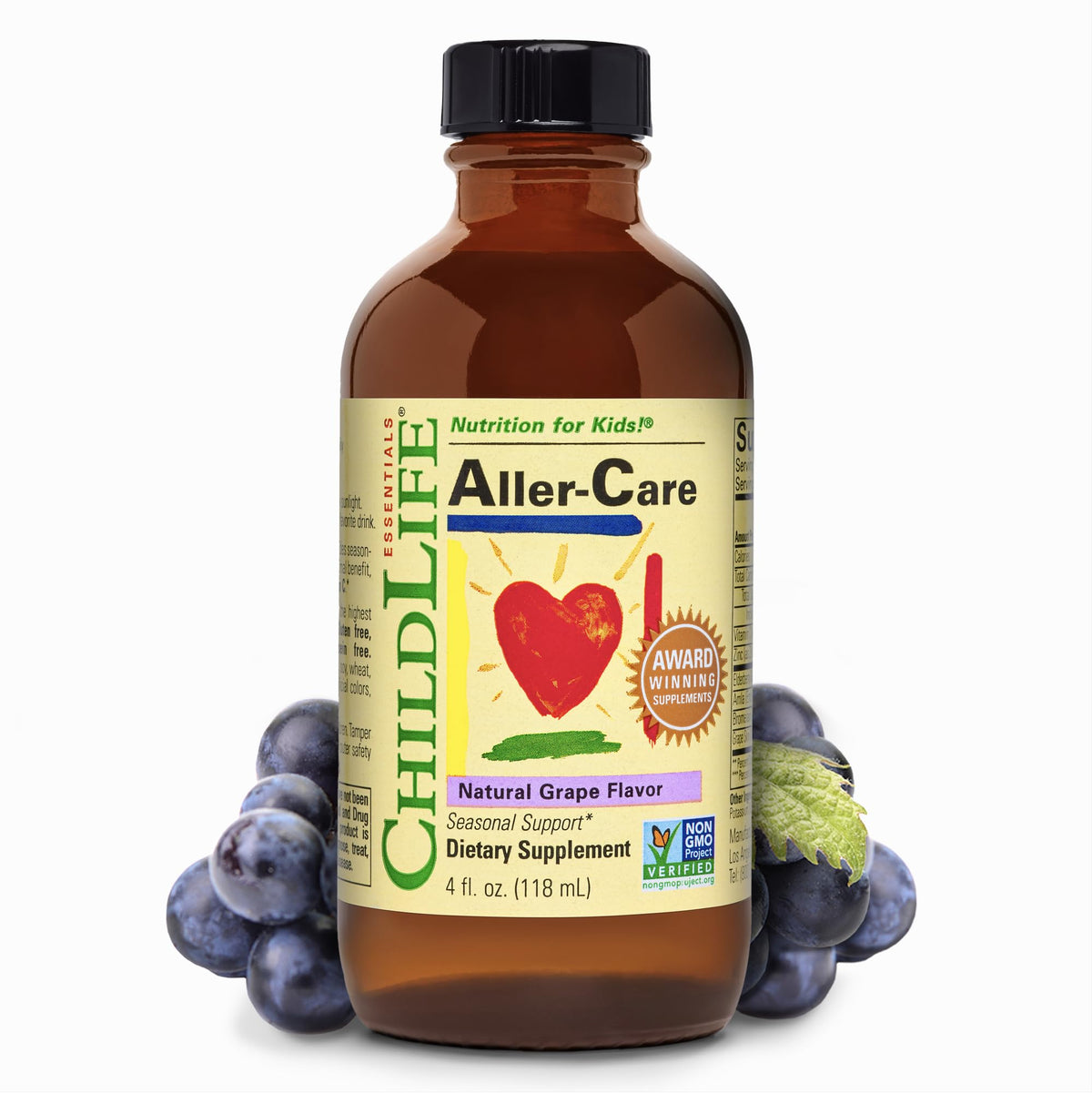 CHILDLIFE ESSENTIALS Aller-Care bottle being poured for a child during daily routine.