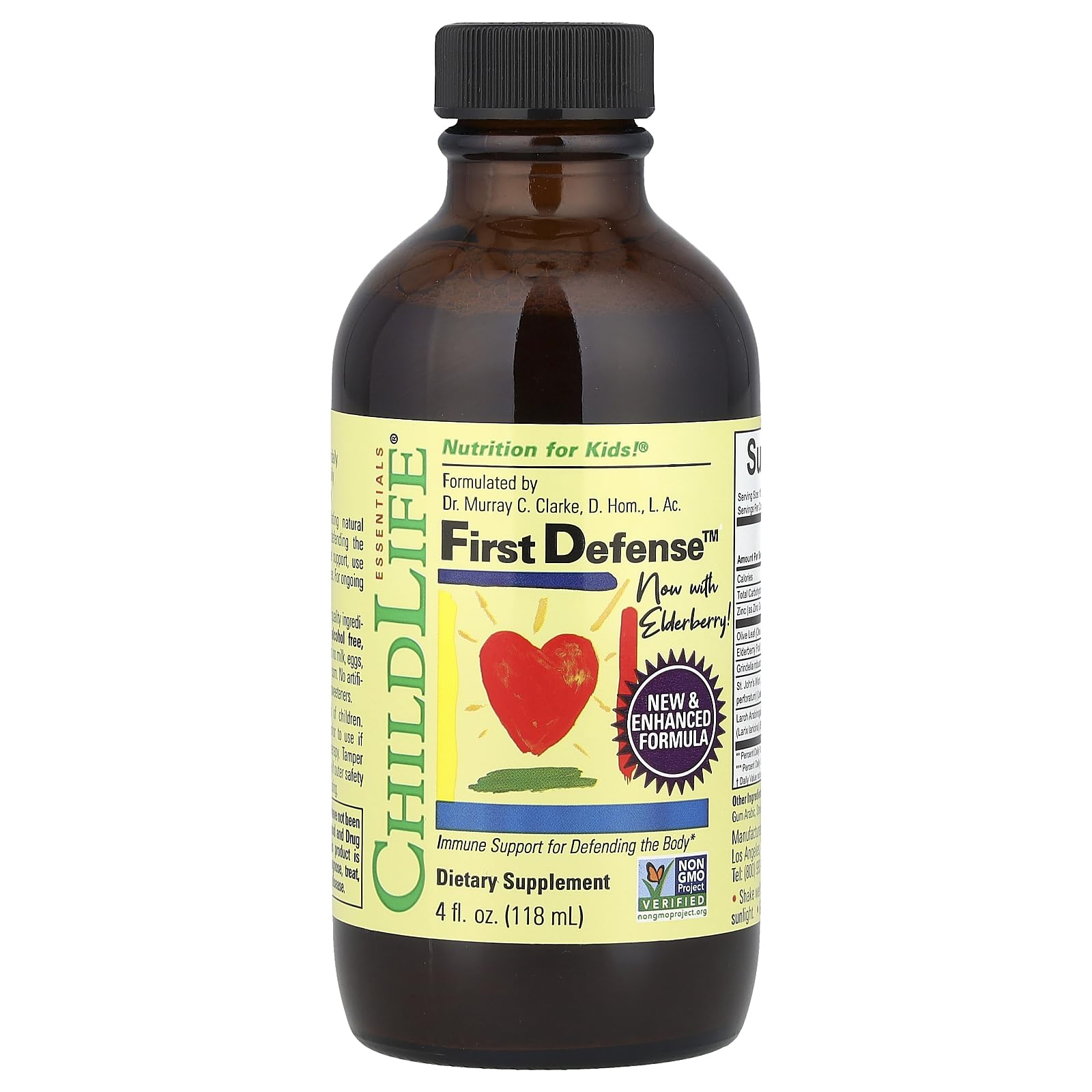 ChildLife Essentials First Defense bottle cap: kid-friendly packaging for easy dosing