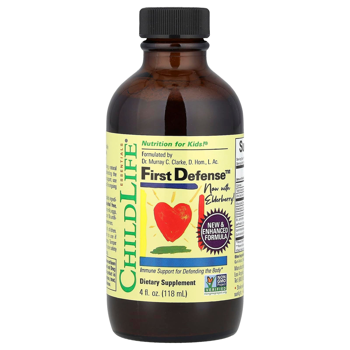 ChildLife Essentials First Defense bottle cap: kid-friendly packaging for easy dosing