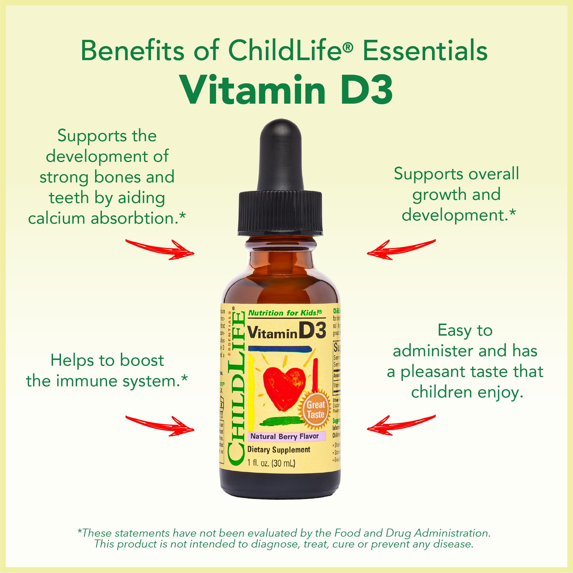 ChildLife Essentials Immune Support 4-Pack close-up elderberry ingredients visible.