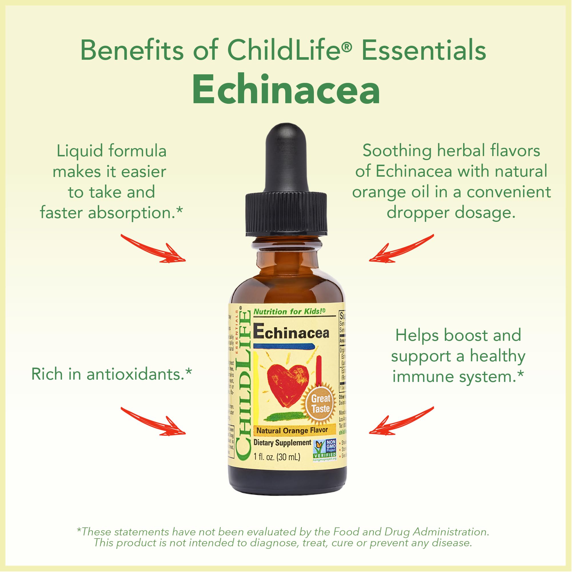 ChildLife Essentials Immune Support 4-Pack packaging emphasizes family-friendly immune nutrition.