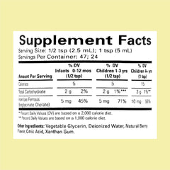 CHILDLIFE ESSENTIALS dosing spoon highlights precise measurements for infants and toddlers