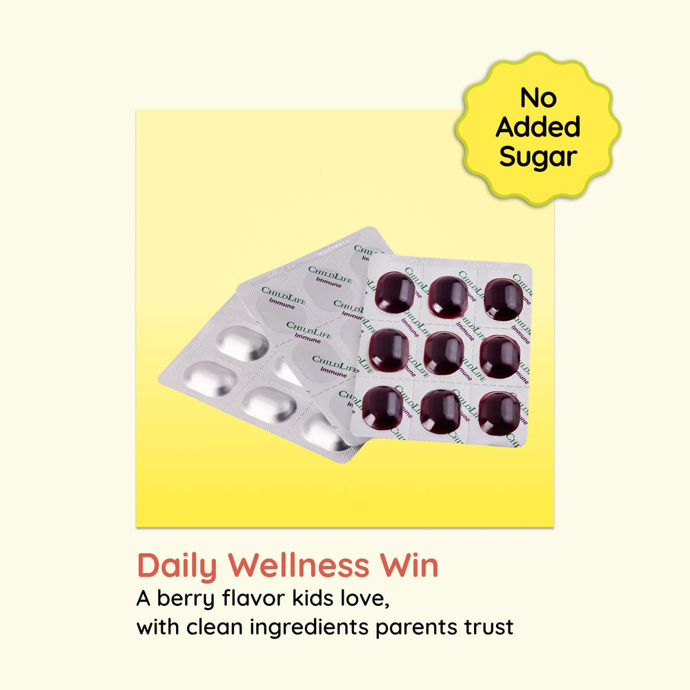 CHILDLIFE ESSENTIALS pediatrician-approved seal on the label