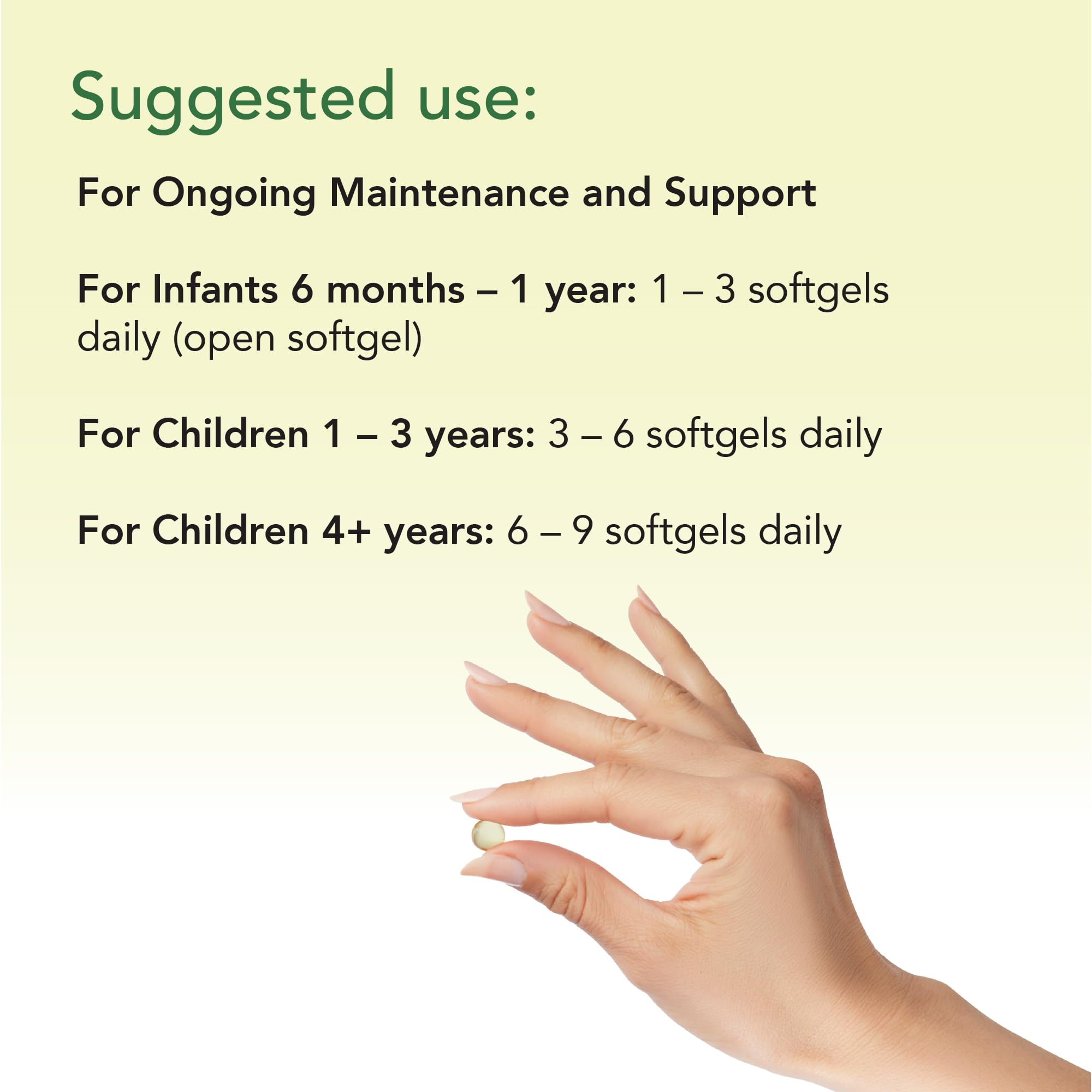CHILDLIFE Pure DHA for Kids label highlights purified Arctic Cod oil source
