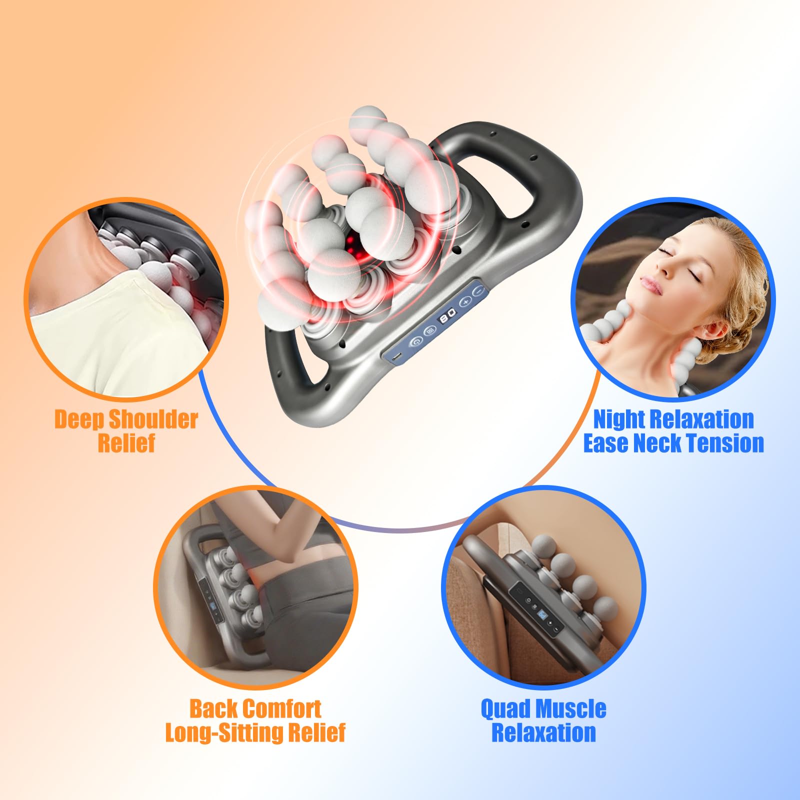 Chinensis ergonomic grip design ensures comfortable handling during sessions