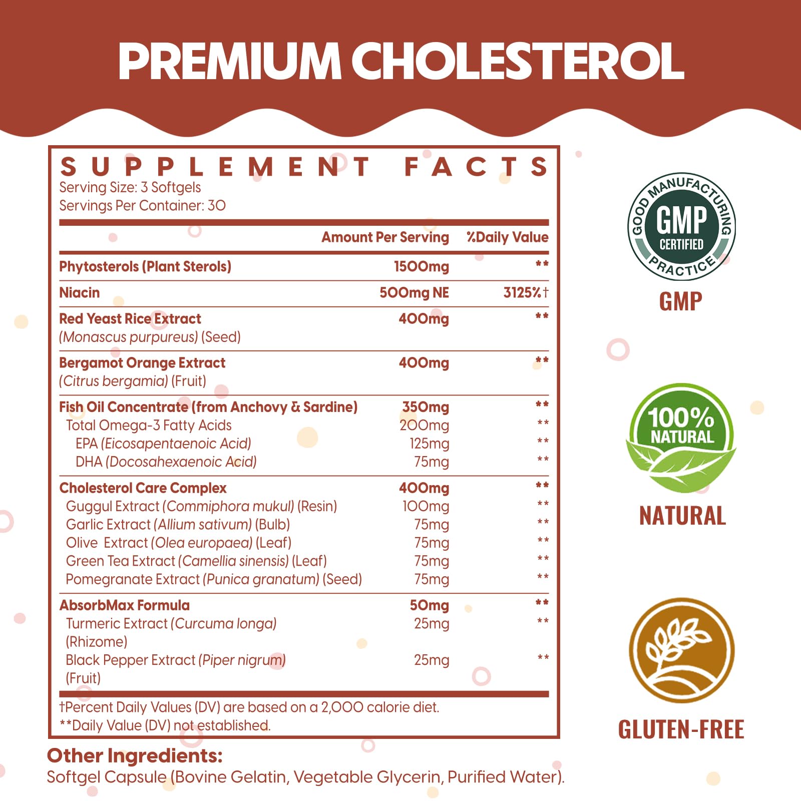 ChiQwench Niacin softgels close-up for daily wellness