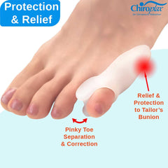 Chiroplax almohadilla gel suave, material flexible para uso diario.